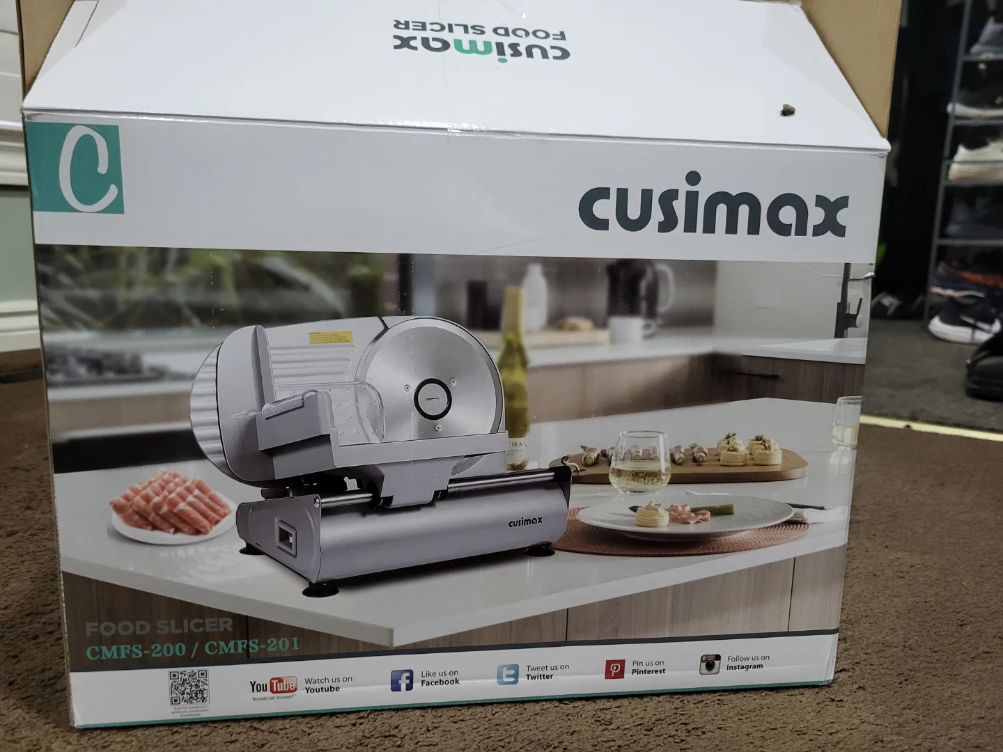 Cusimax Food Slicer CMFS-200/CMFS-201