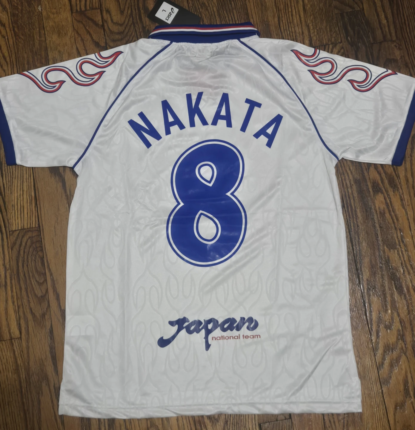 Japan National Team Nakata #8 Soccer Jersey L - photo 4