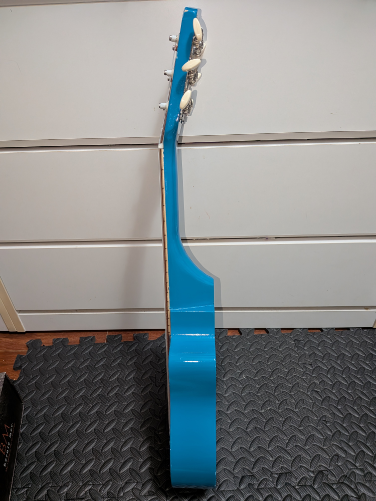 Hape Blue Wooden Toy Guitar - photo 3