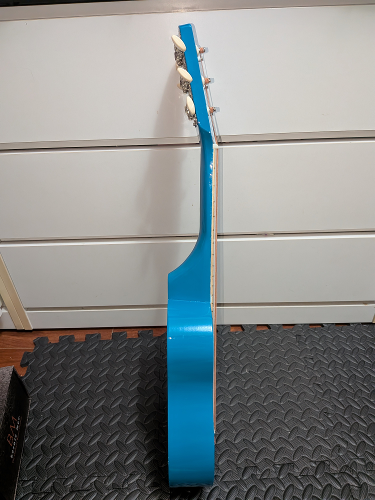 Hape Blue Wooden Toy Guitar - photo 4