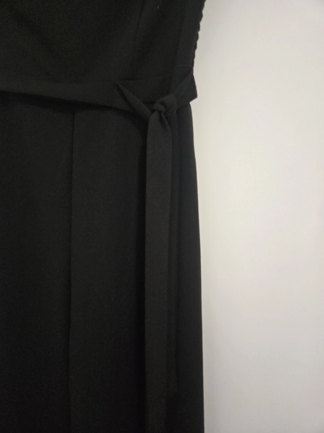 Black Strapless Wide-Leg Jumpsuit - photo 3
