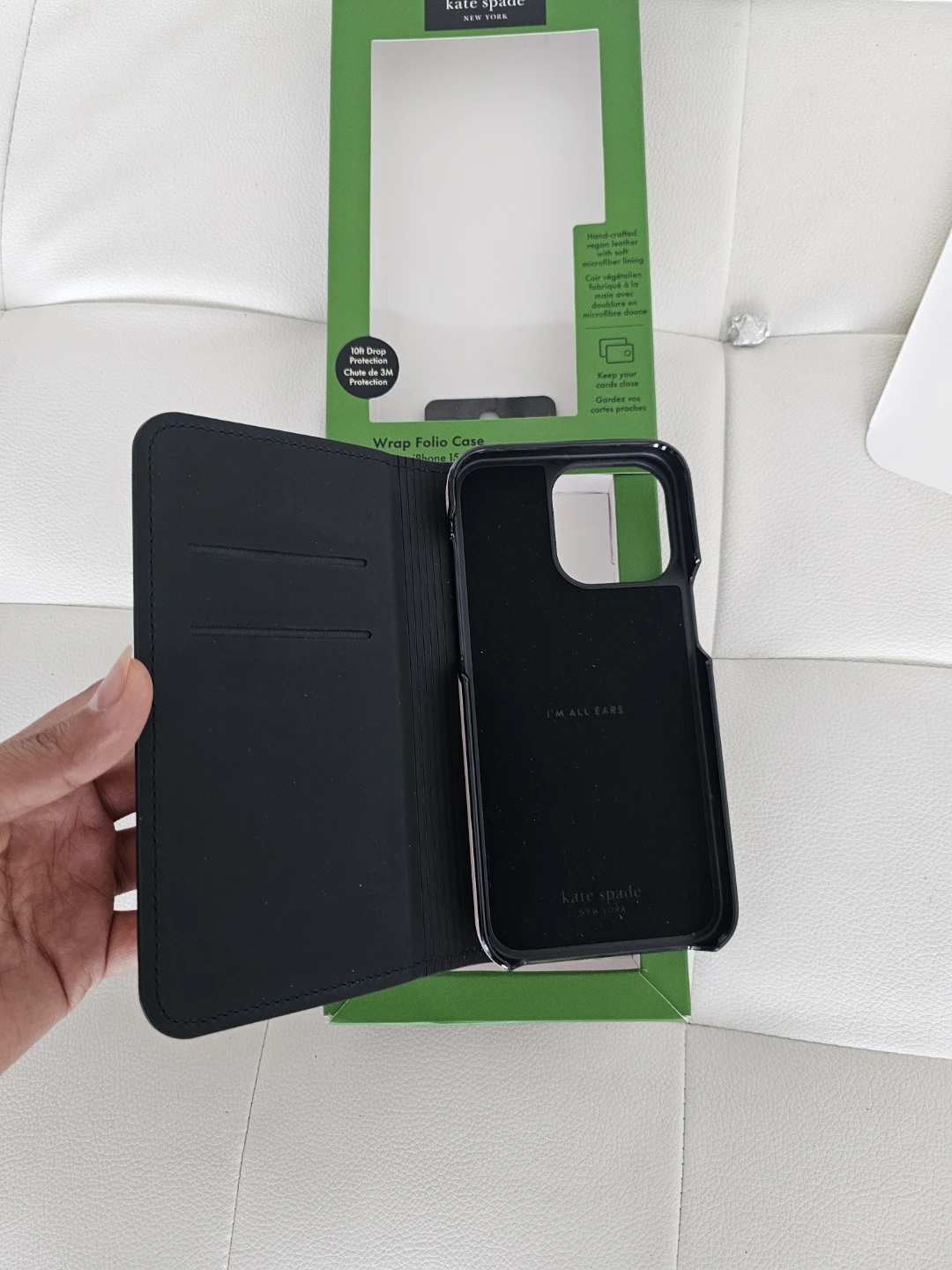 BNIB Kate Spade New York Wrap Folio Case for iPhone 15 Pro Max - photo 3
