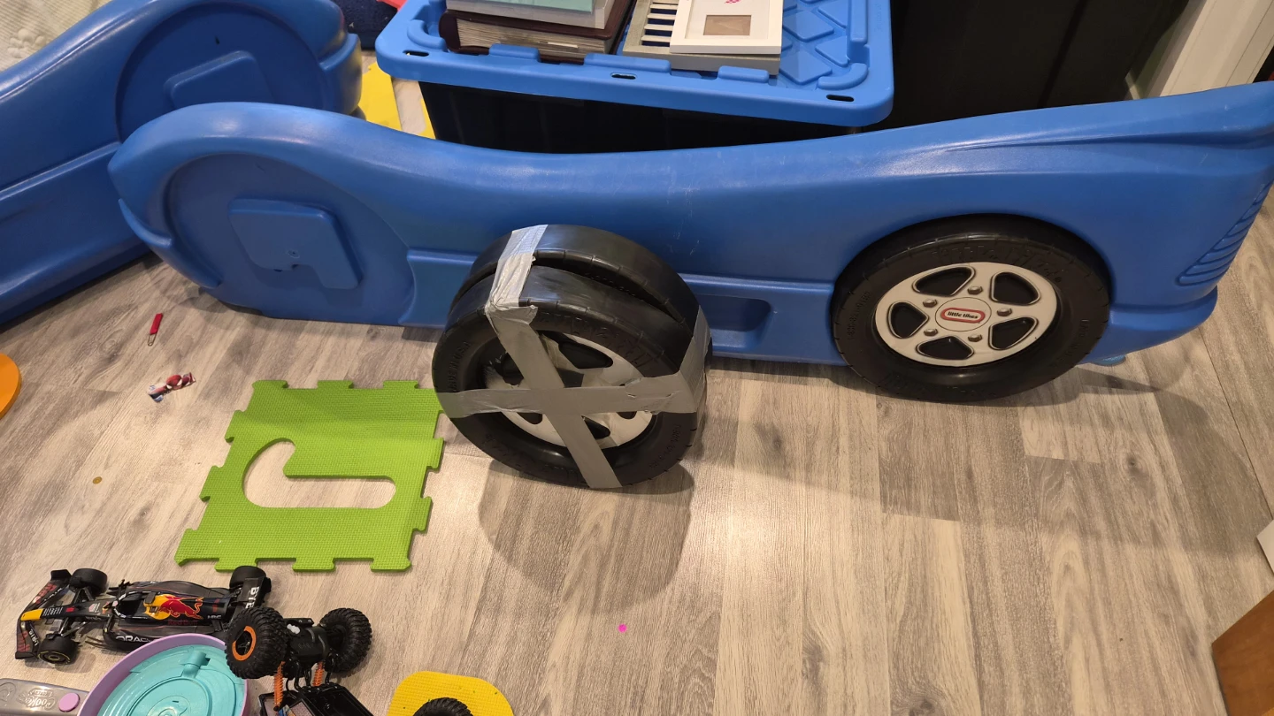 Little Tikes Blue Race Car Bed Frame/mattress - photo 4