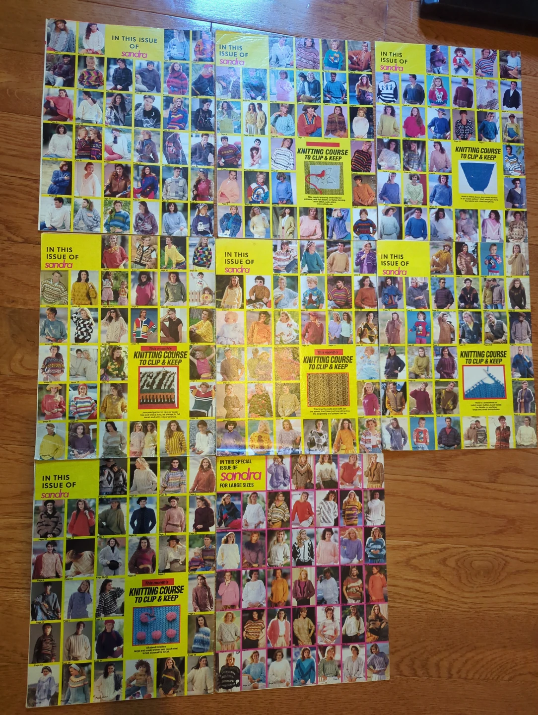 Vintage Sandra Knitting Magazine Collection – 1990 Issues - photo 4