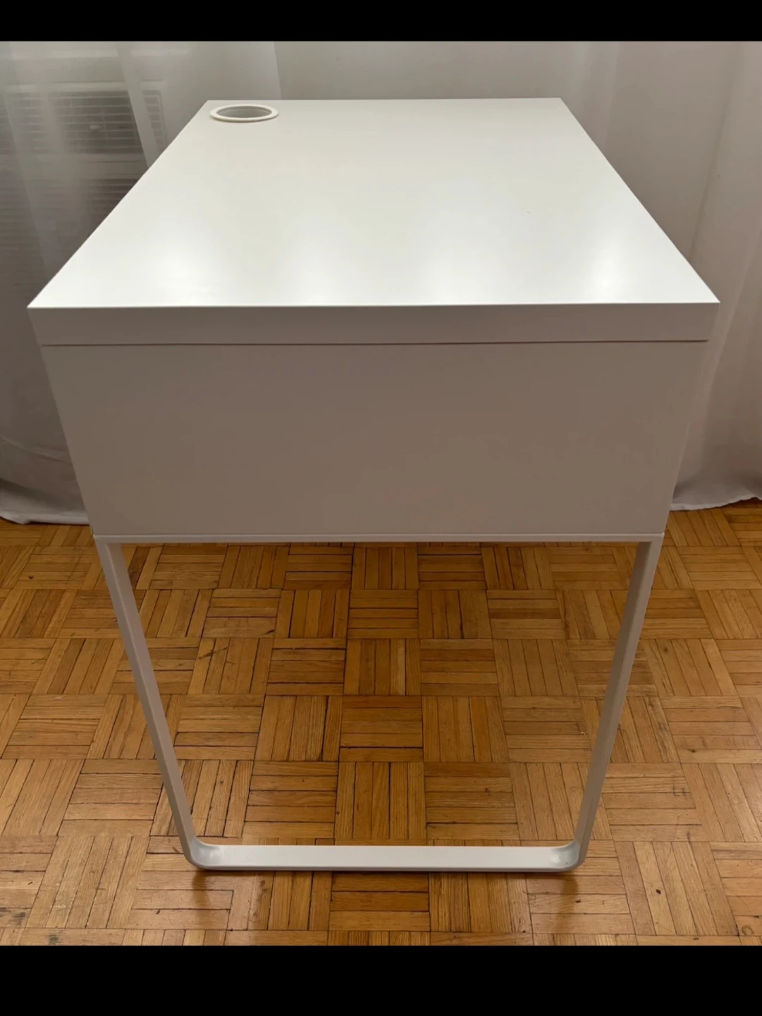IKEA Micke White Desk with Drawer - photo 5