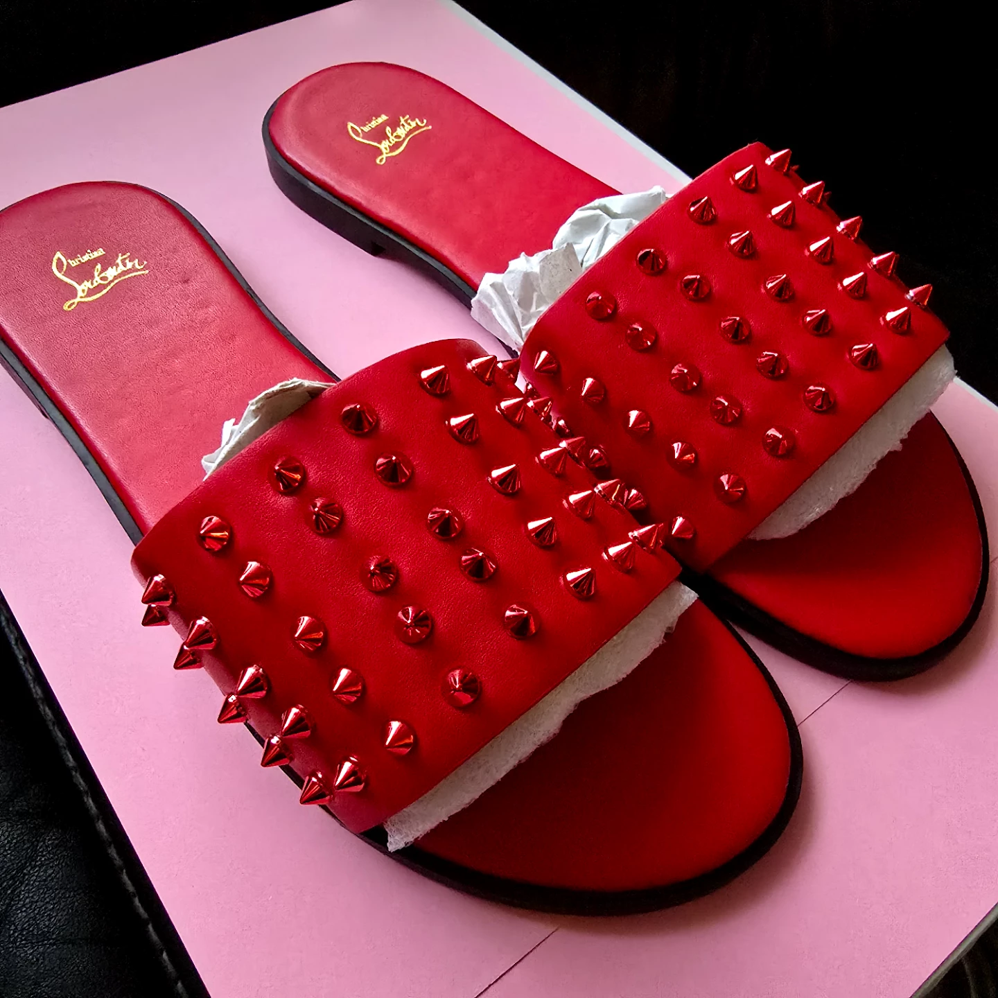 Brand new High Fashion women sleepers Glossy Red sale - photo 2