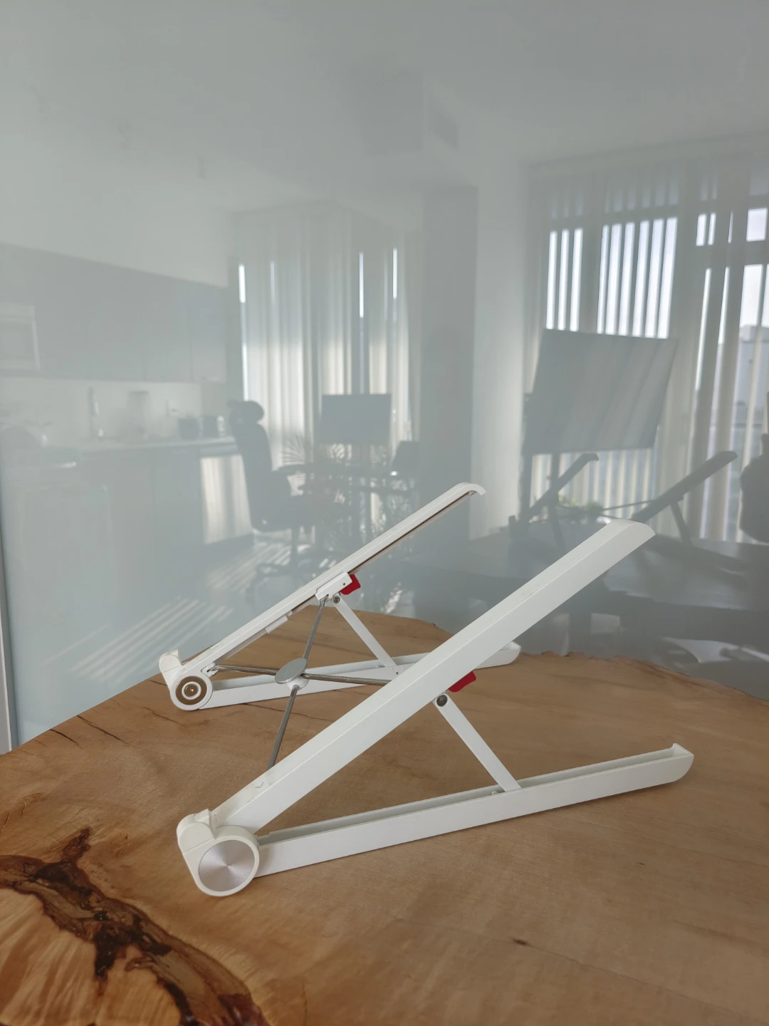 White Portable Laptop Stand