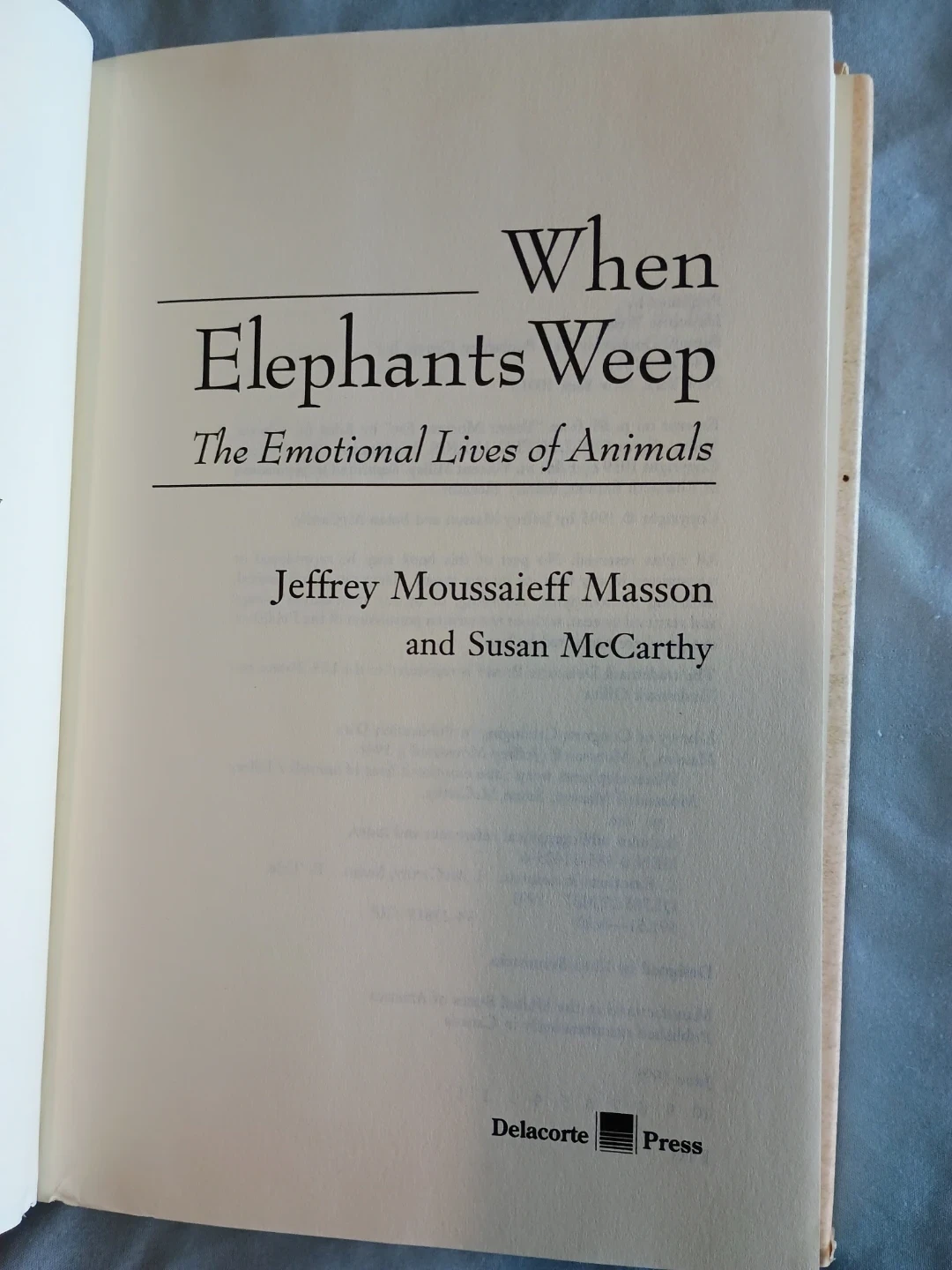 ⚽  When Elephants Weep: The Emotional Lives of Animals - photo 2