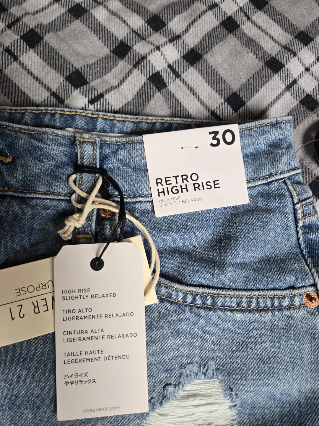 Forever 21 Women's Retro High Rise Denim Shorts