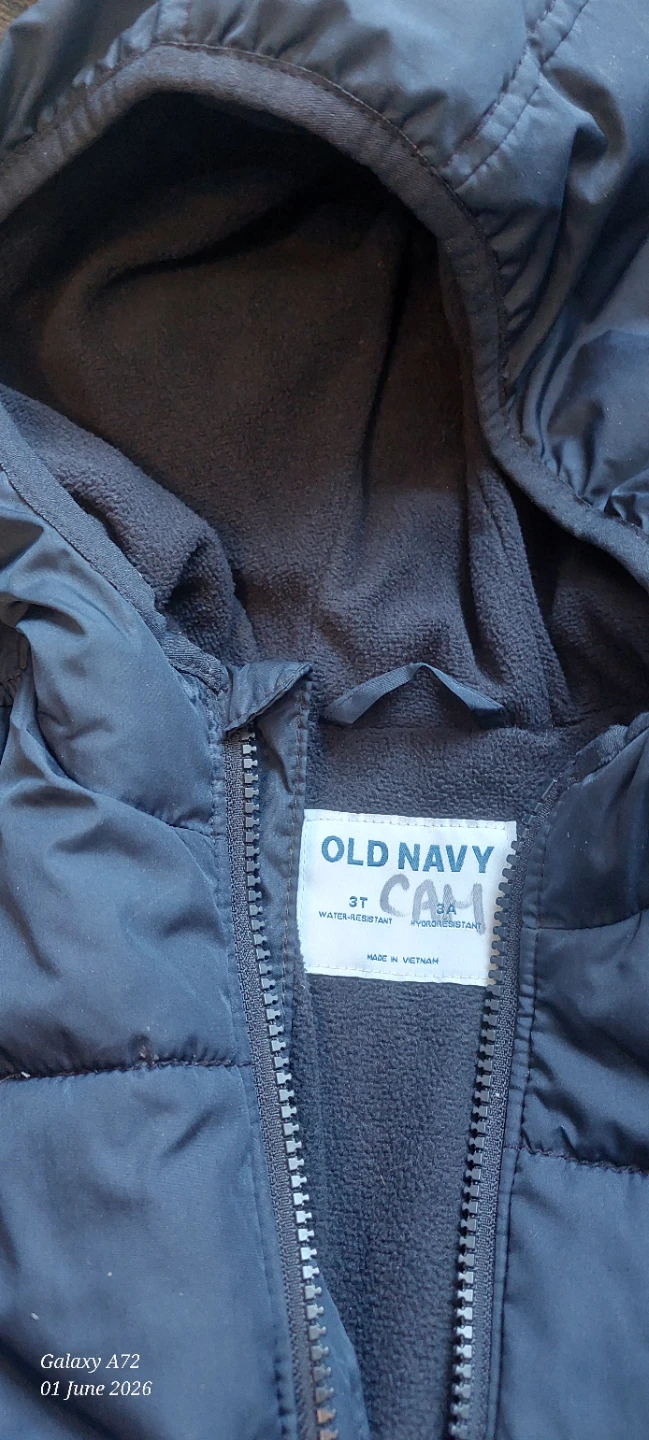 Old Navy Navy Blue Puffer Jacket - photo 2