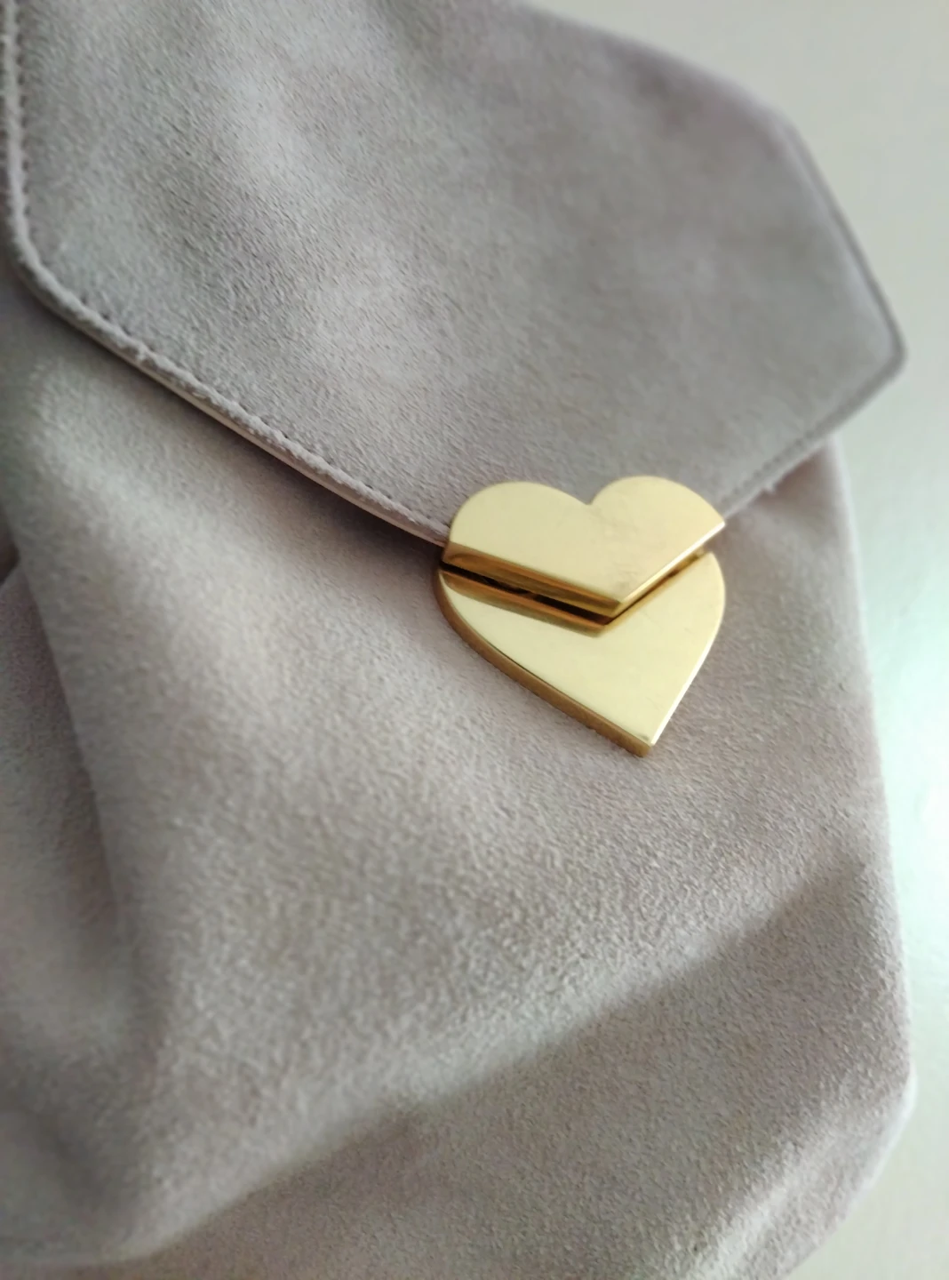 Dear Drew Pink Suede Heart Backpack - photo 3