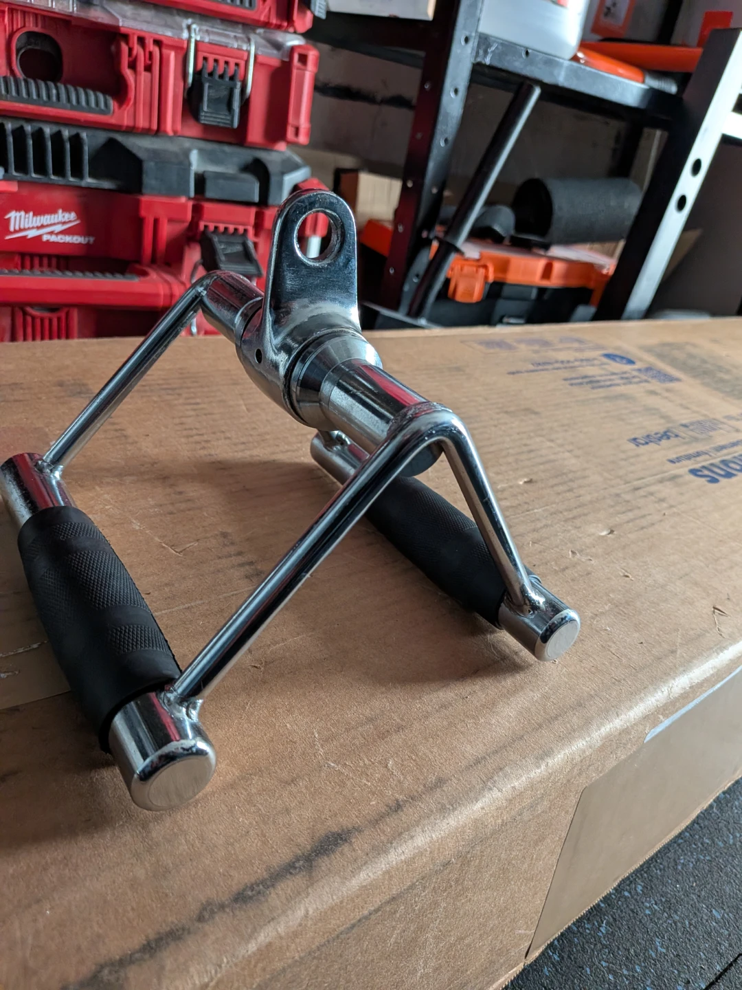 V-Bar Cable Attachment for Gym Machine