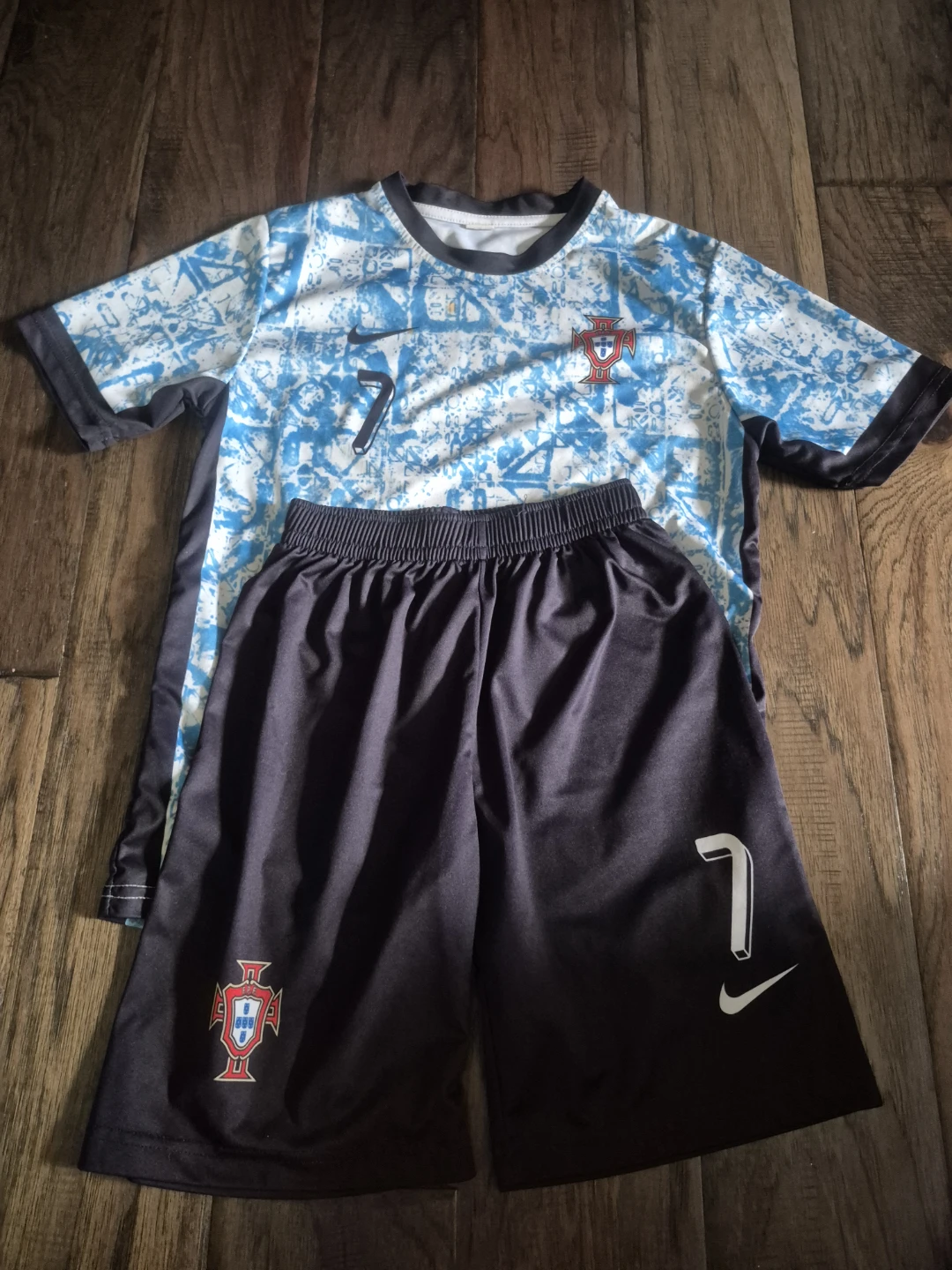 Portugal Soccer Jersey and Shorts Set