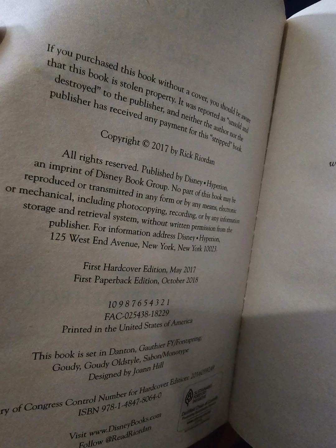 The Trials of Apollo: The Dark Prophecy by Rick Riordan (Book 2) - photo 2