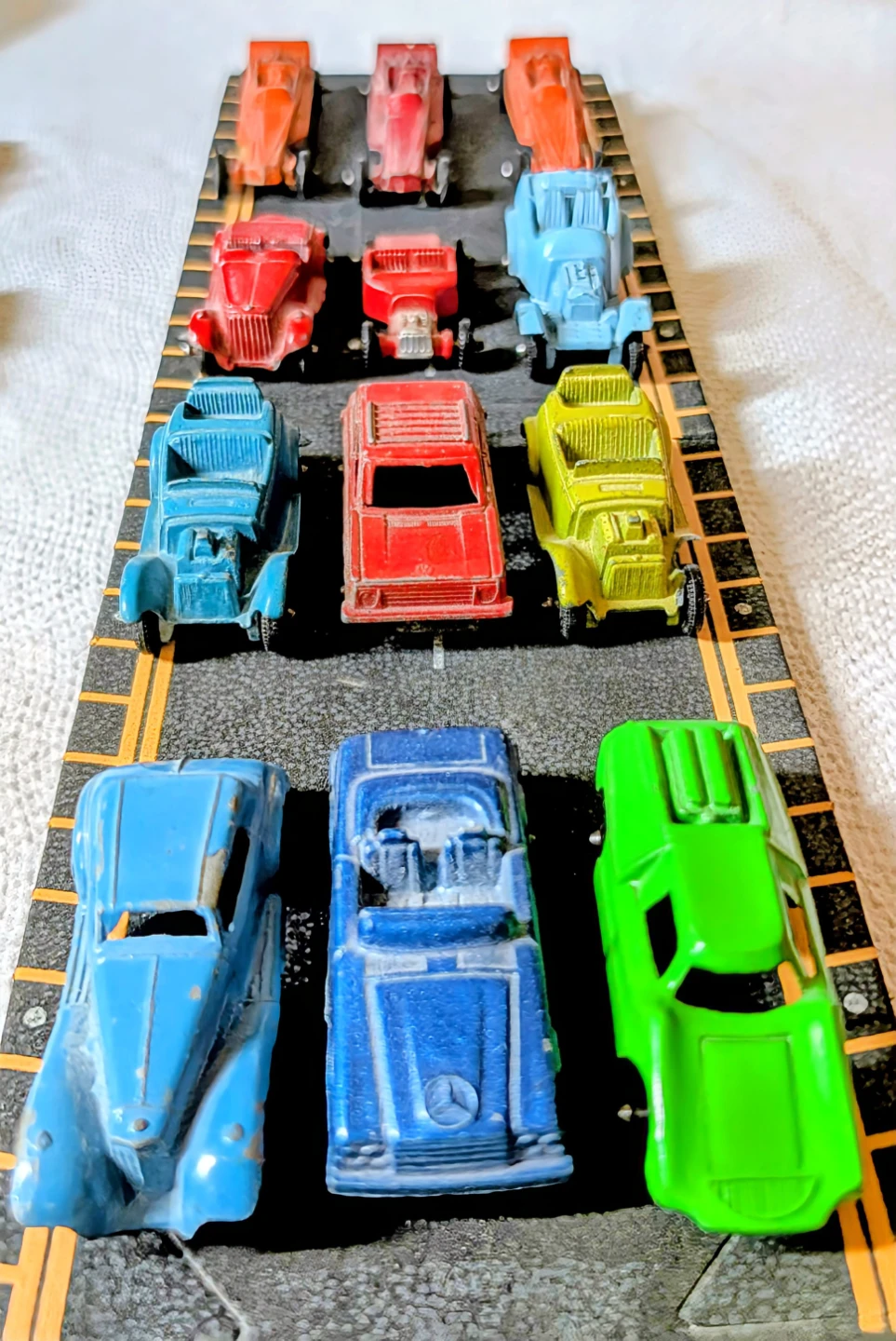 Collection of Vintage Tootsie Toy Cars