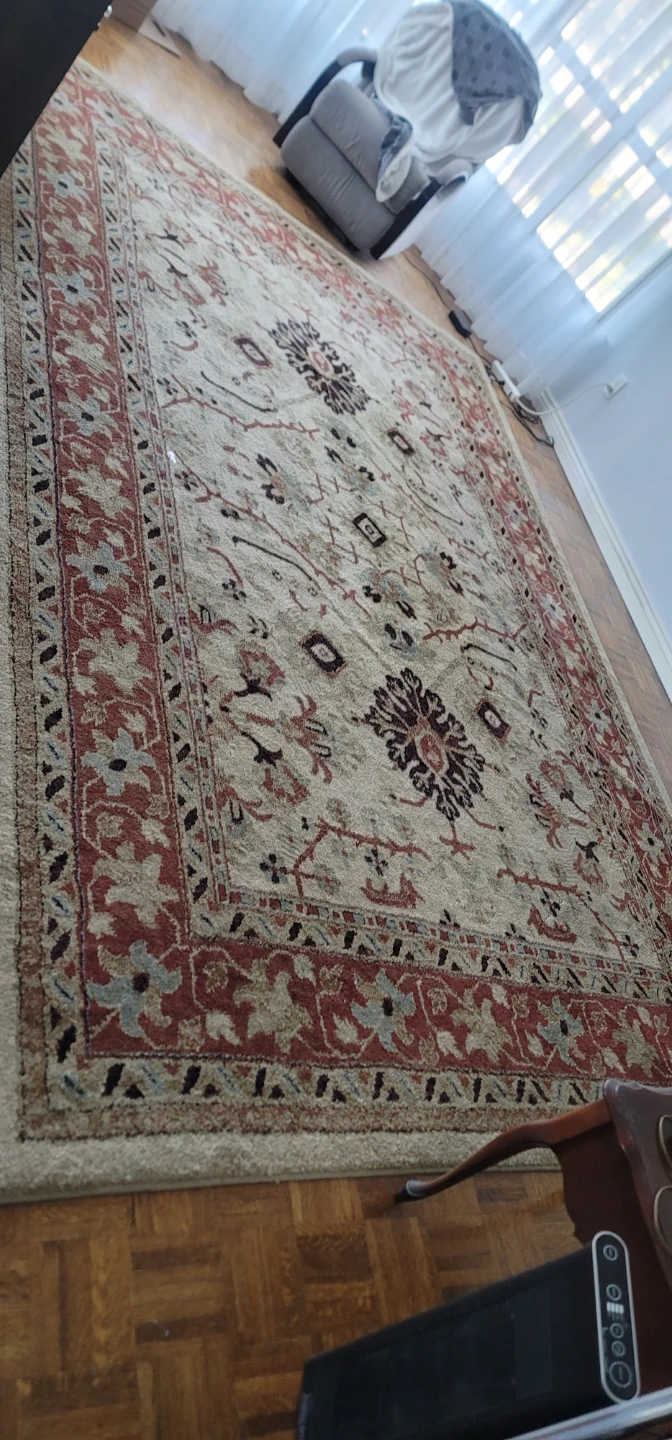 ORIAN Kashmere Bisque Area Rug 106" x 156" - photo 2
