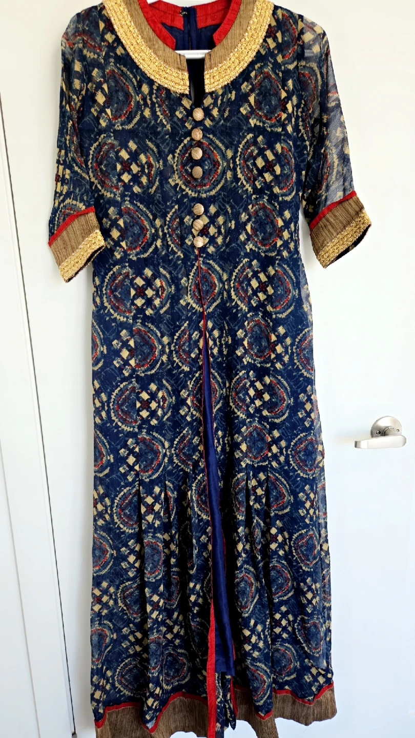 Blue Printed Kurti