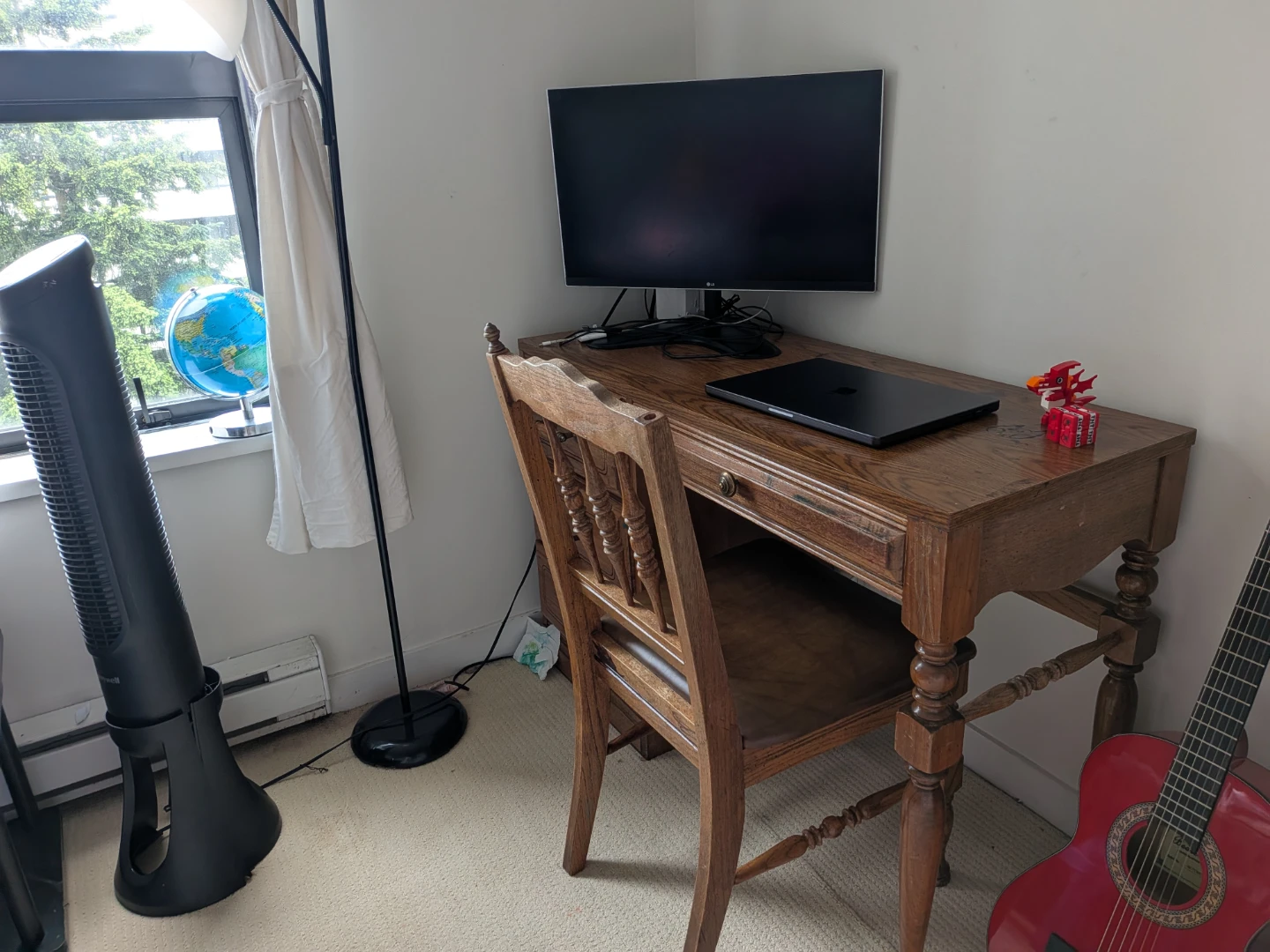 Wooden Desk and Chair Set - photo 3