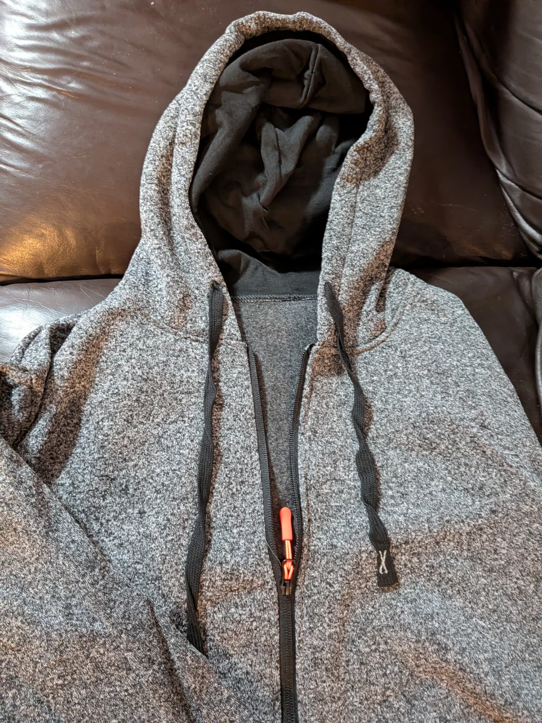 Grey Zip-Up Hoodie