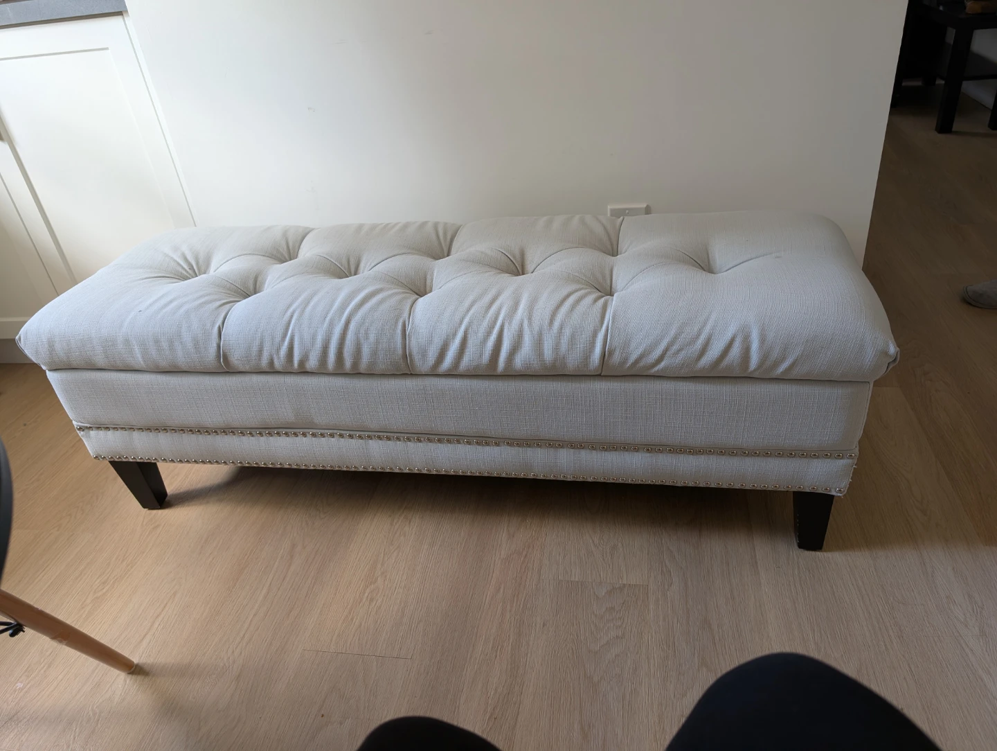 Tufted Storage Ottoman Bench - photo 2
