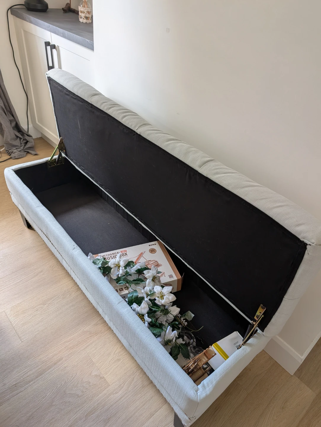 Tufted Storage Ottoman Bench - photo 3
