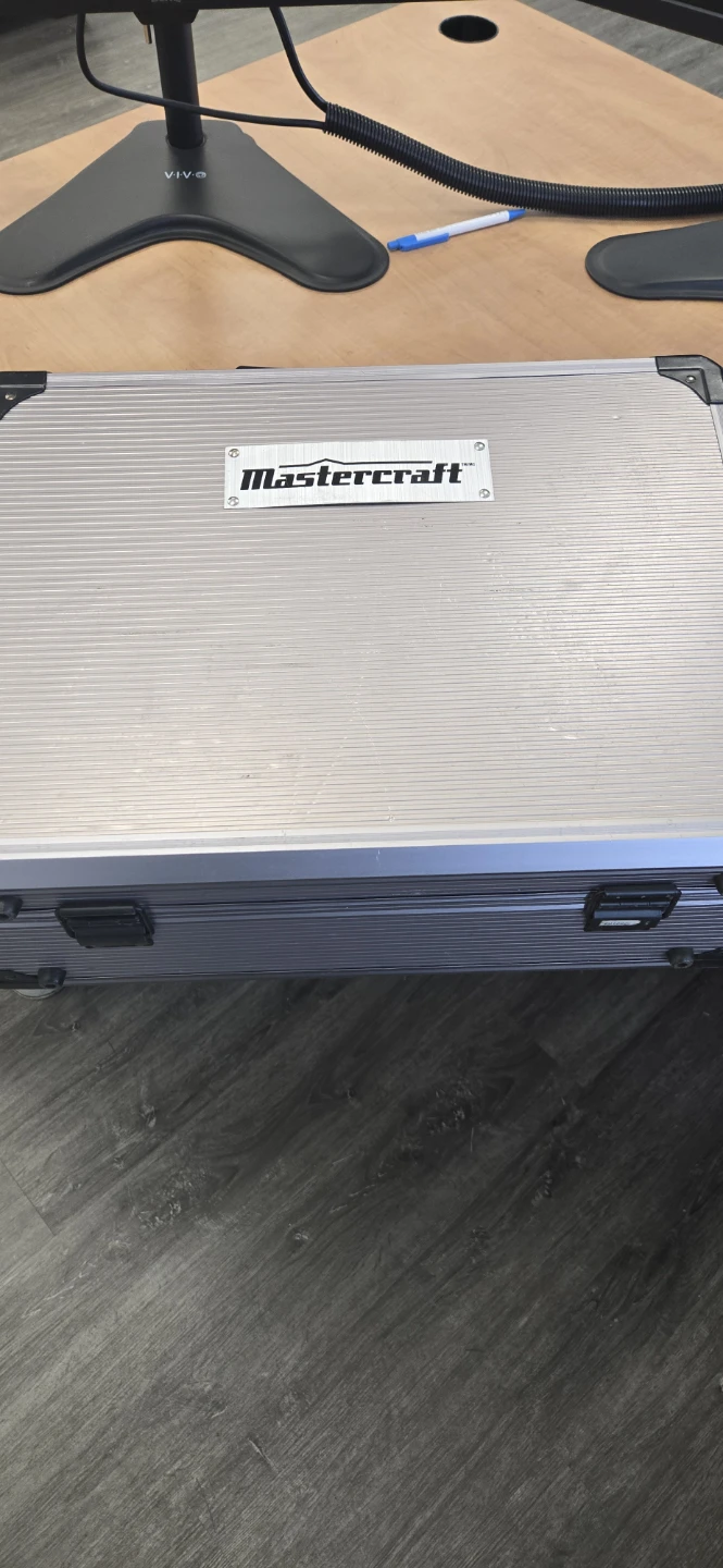 Mastercraft Hard Case Toolbox with a Smaller Case