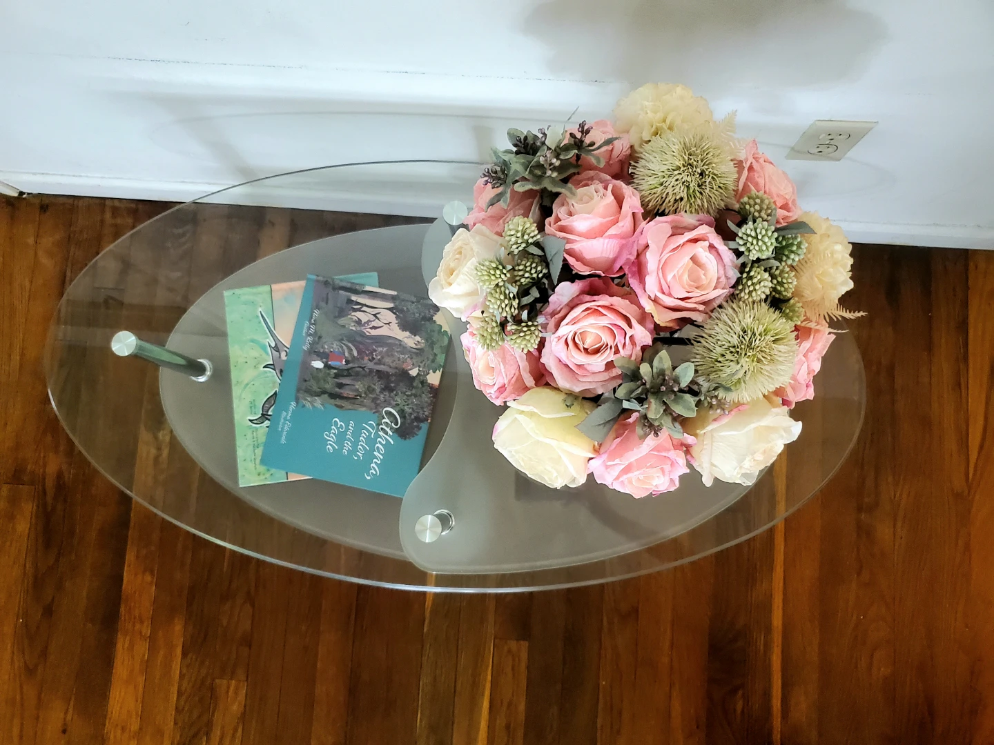 Modern 3-tier glass coffee table - photo 3
