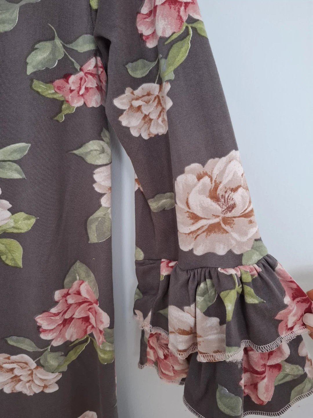 Floral Ruffle Sleeve Dress - photo 2