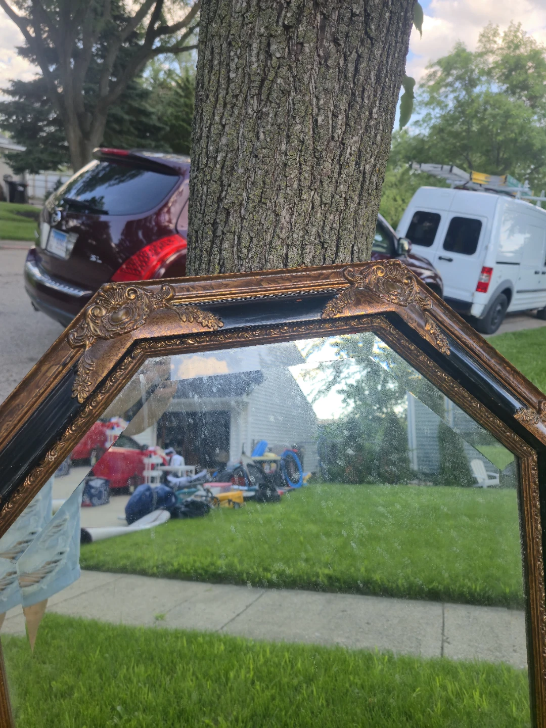 Ornate Octagon Wall Mirror - photo 2