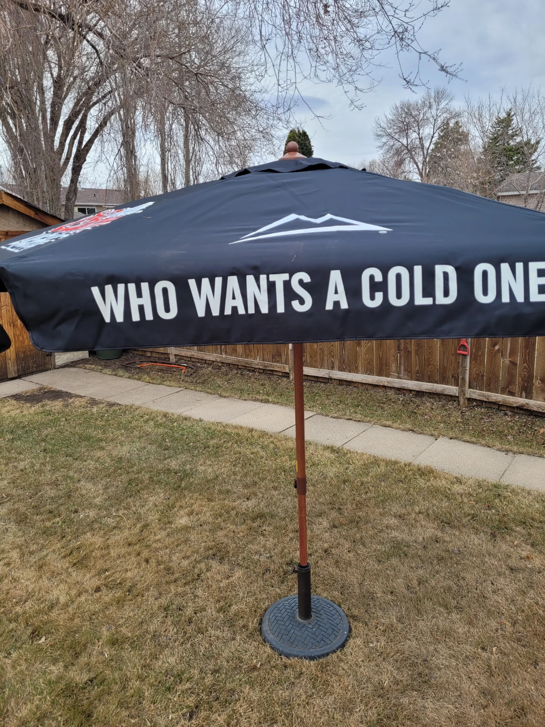 Coors Light Polyester Market Umbrella