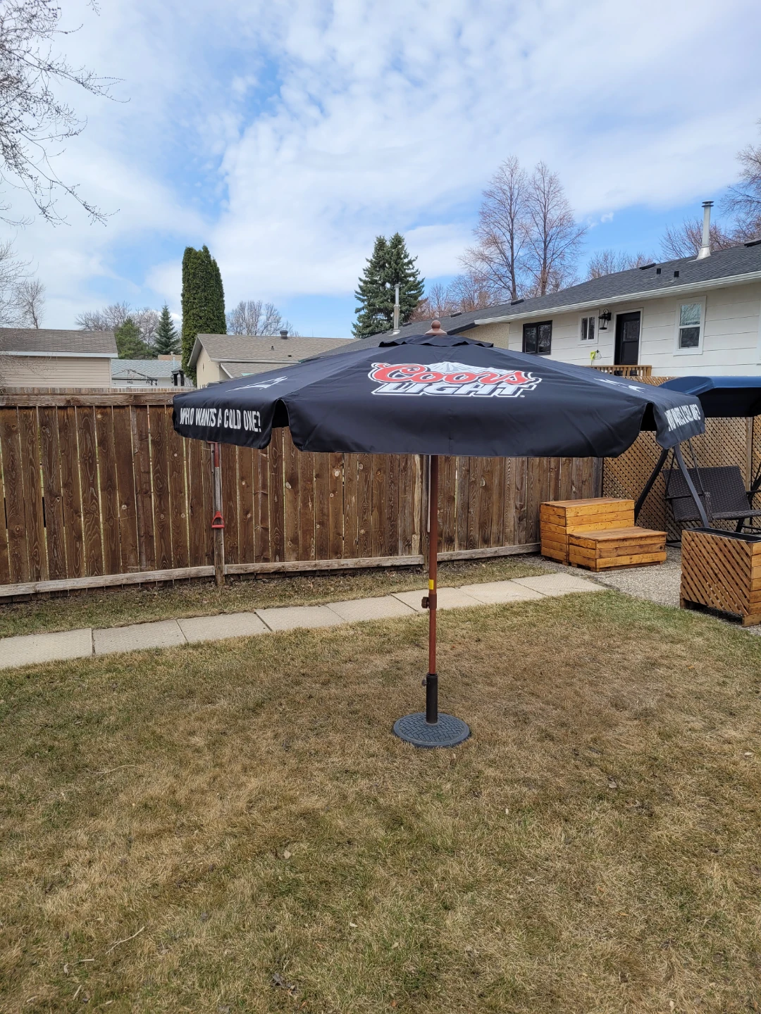 Coors Light Polyester Market Umbrella - photo 2