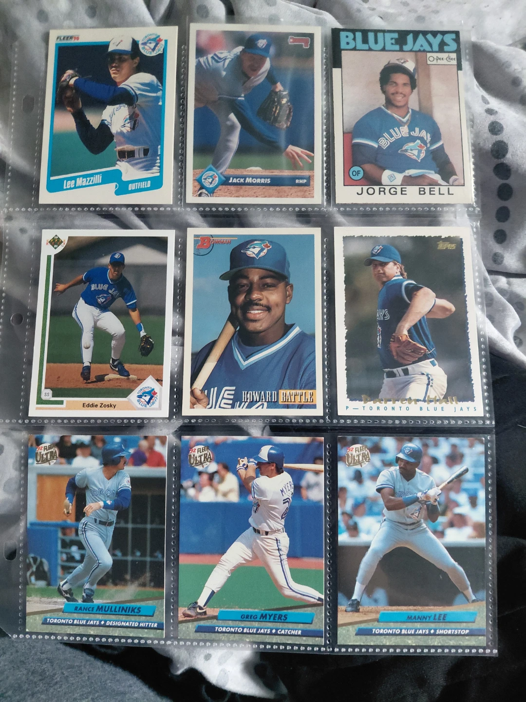 Collection of Toronto Blue Jays Baseball Cards