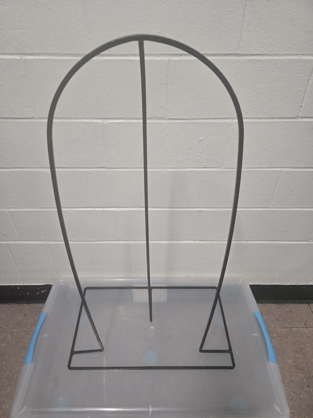 Industrial Metal Clothes Hanger Stacker Rack - photo 2