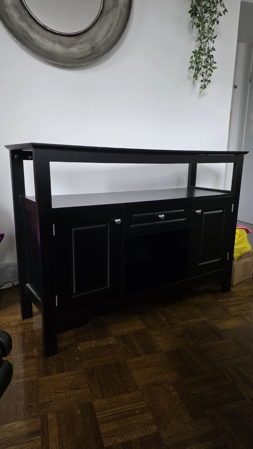 Bar/Coffee Cabinet with Drawers and Doors