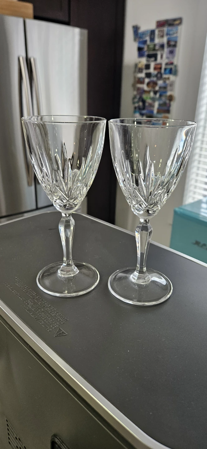 Set of 2 Crystal Wine Glasses - photo 2