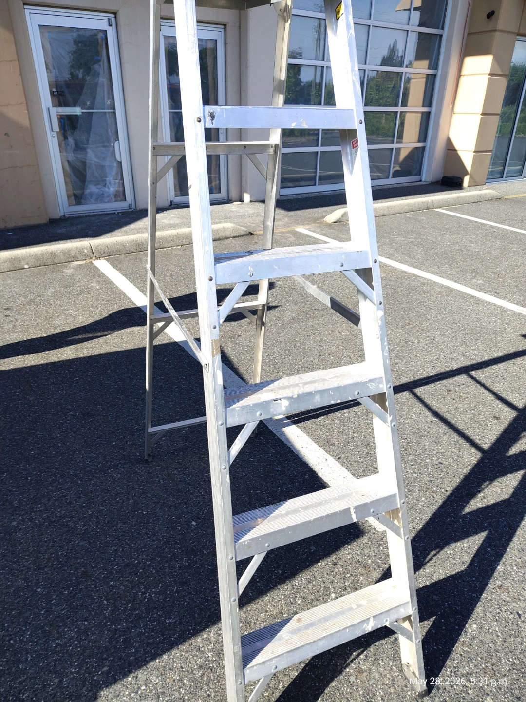 7ft Aluminum Featherlight Folding Ladder - photo 5
