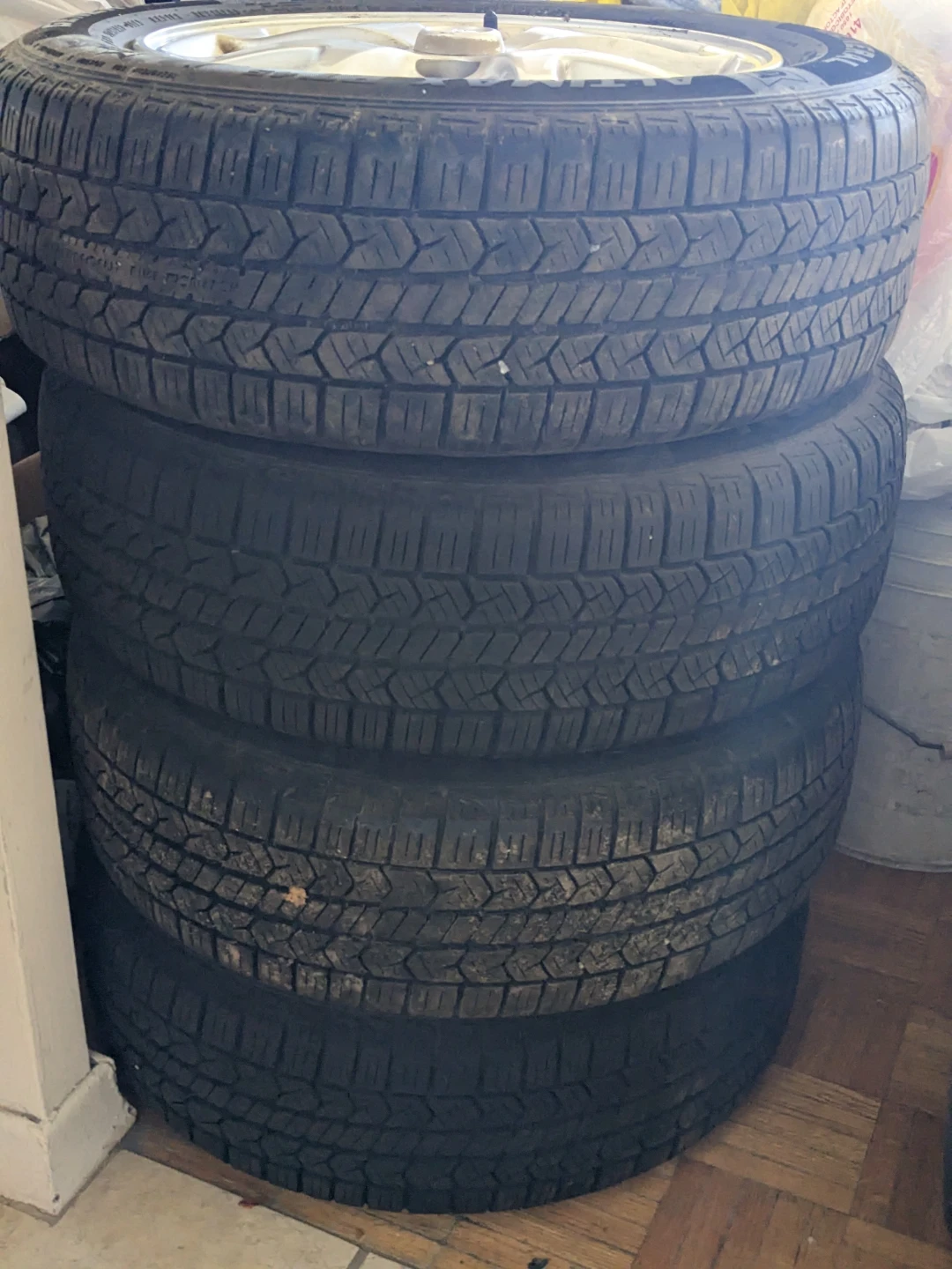 Nearly New All-Season Tires on Toyota Alloy Rims - photo 2