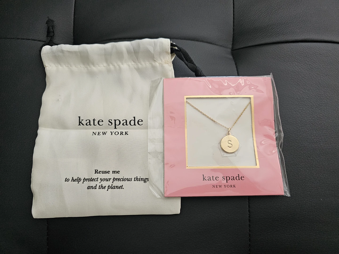 BNWT Authentic Kate Spade Gold Pendant Necklace