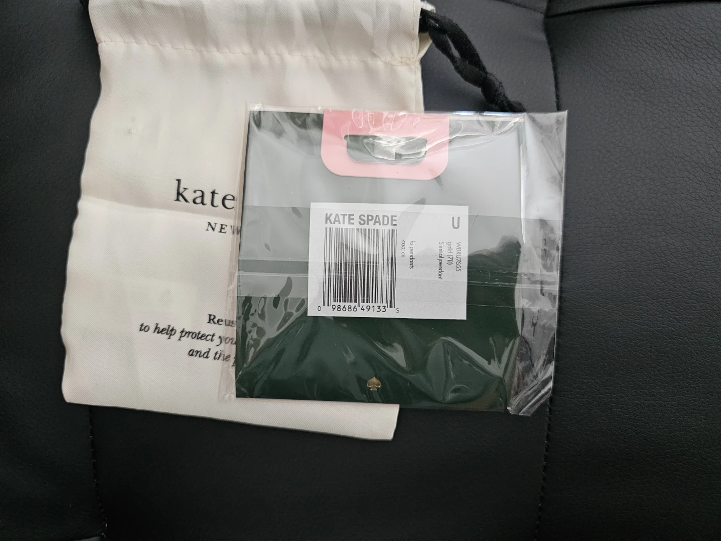 BNWT Authentic Kate Spade Gold Pendant Necklace - photo 2