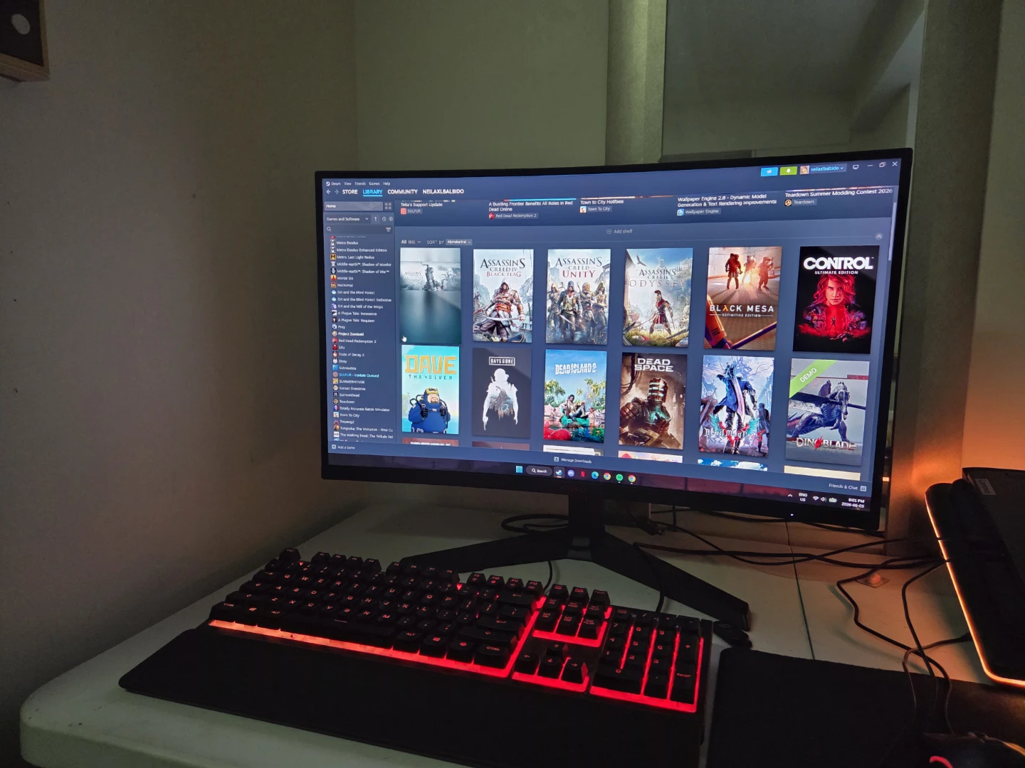 Curved Gaming Monitor