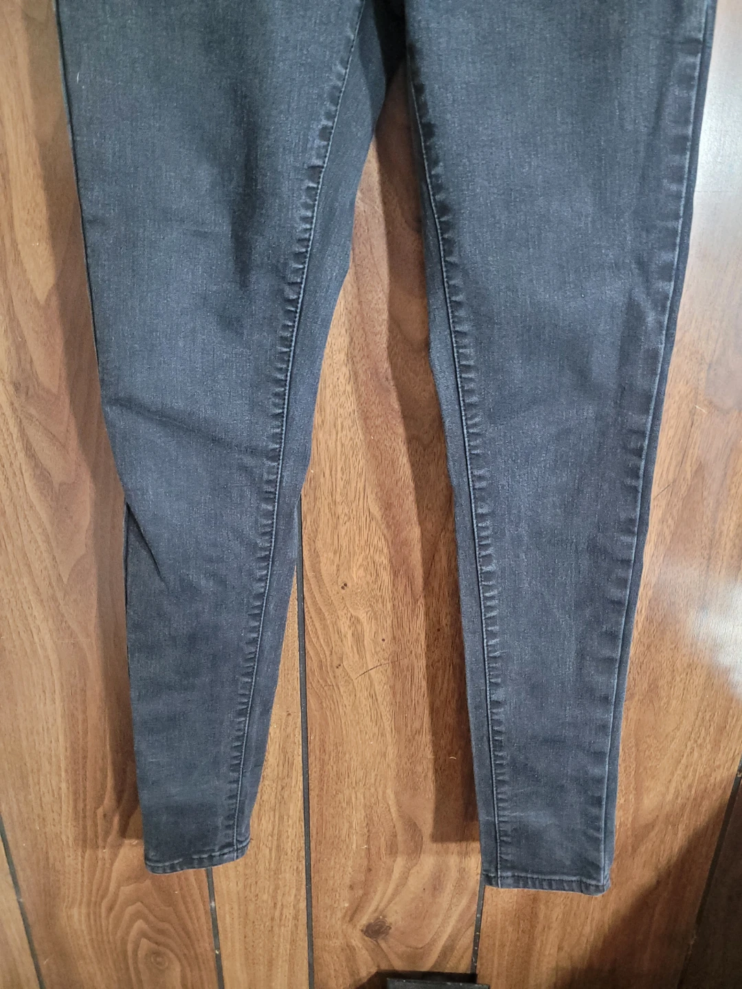 Children High-Waisted Black Skinny Jeans Size 5 - photo 2