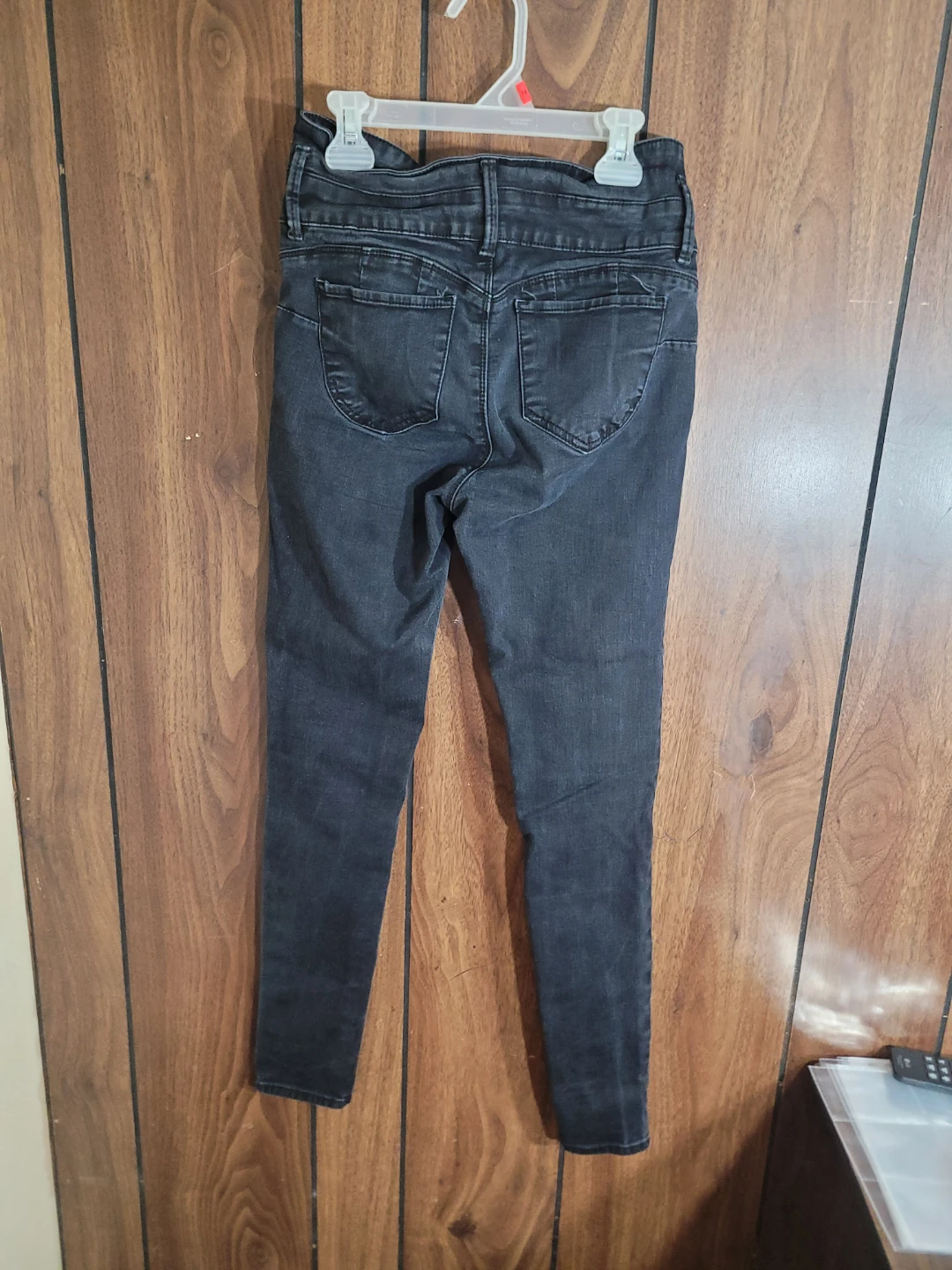 Children High-Waisted Black Skinny Jeans Size 5 - photo 5