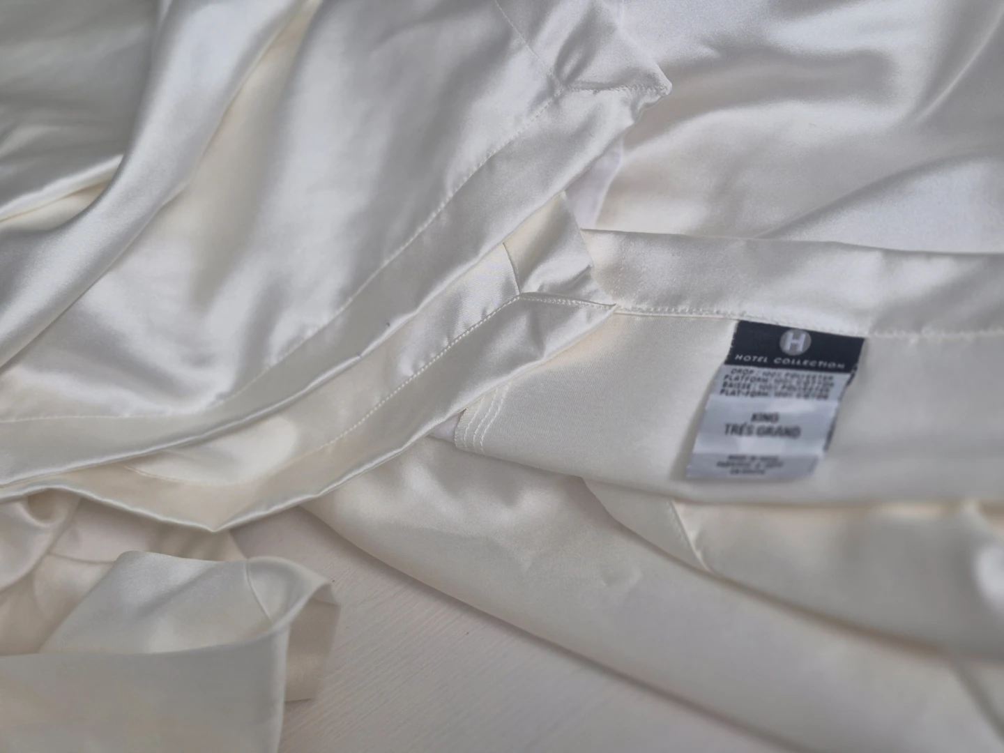 Hotel Collection King bed skirt - Ivory - photo 2
