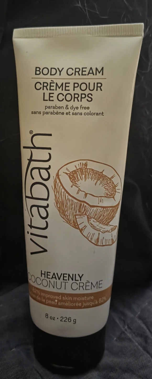 Vitabath Heavenly Coconut Crème Body Cream 8 oz