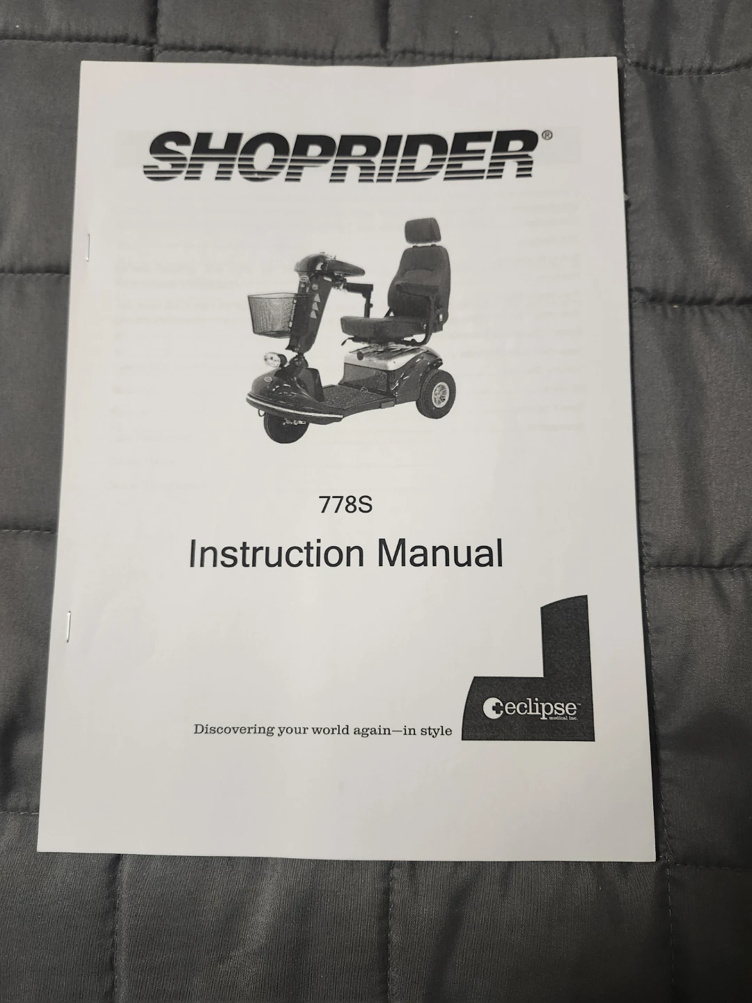 Shoprider 778S Mobility Scooter