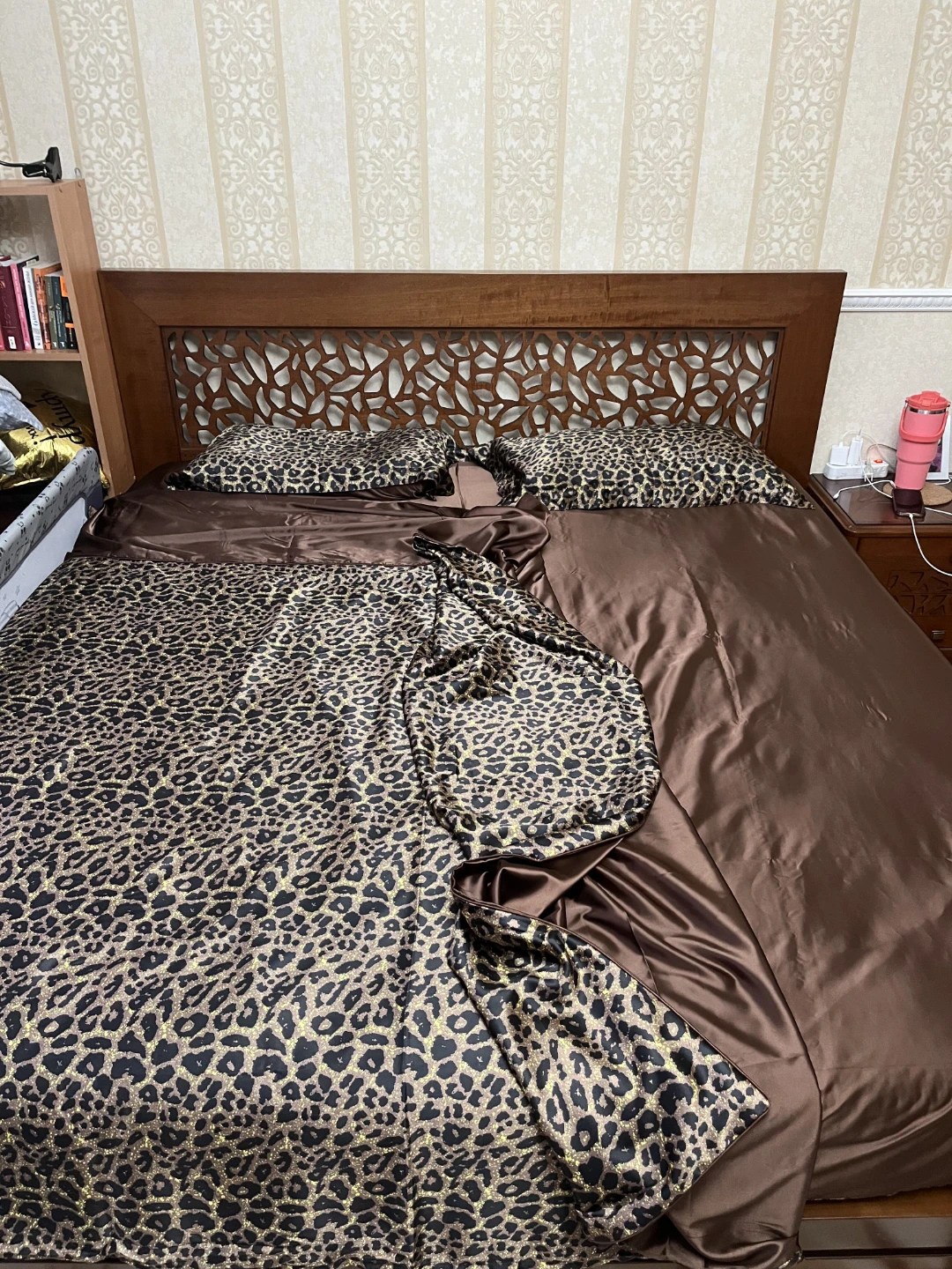 40 mom Silk Leopard Print Duvet Cover Set 4 pieces - photo 4