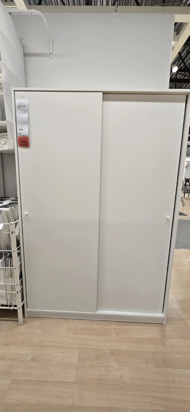 NEW - IKEA KLEPPSTAD Sliding Door Wardrobe