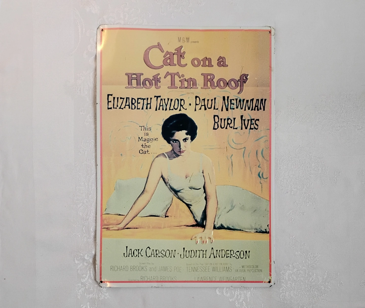 ⚽ Vintage Cat on a Hot Tin Roof Elizabeth Taylor