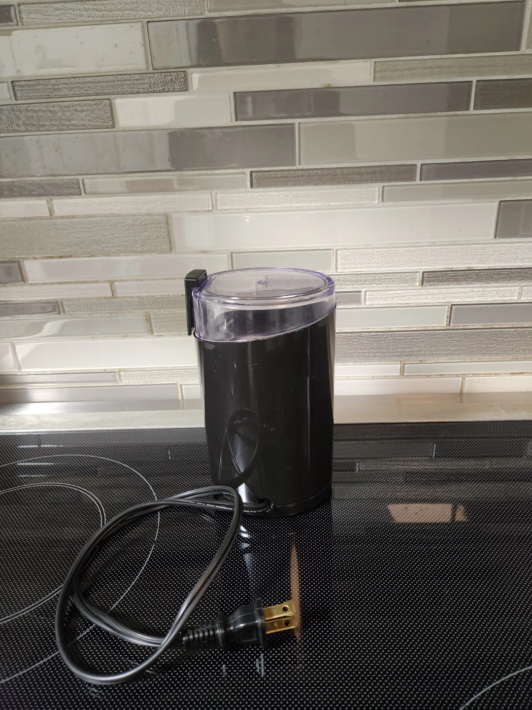 Black Electric Coffee Grinder