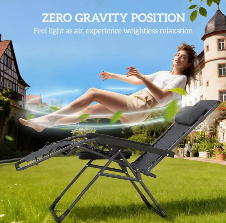 Black Zero Gravity Recliner Chair - photo 4